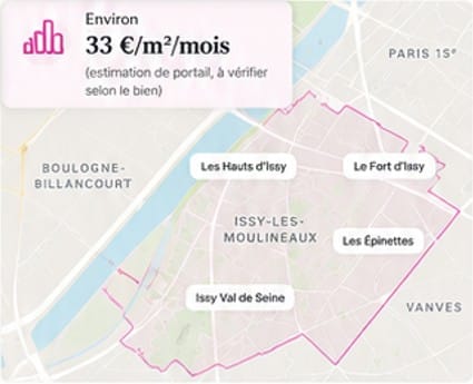 carte Issy-les-moulineaux